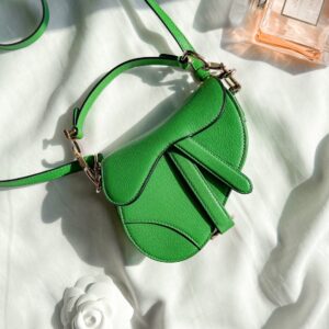 New Dior saddle micro size สีเขียว